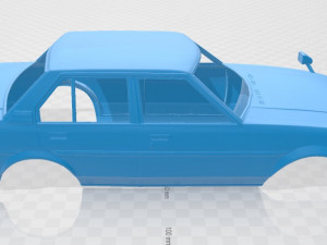 toyota corolla ke70 printable body car 3D 프린트 모델