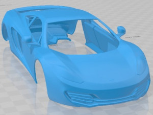 McLaren MP4 12C 2011 Printable Body Car Modèles 3D en vedette