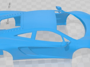 McLaren MP4 12C 2011 Printable Body Car Modèles 3D en vedette