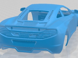 McLaren MP4 12C 2011 Printable Body Car Modèles 3D en vedette