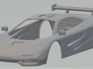 mclaren f1 printable body car 3D Print Model