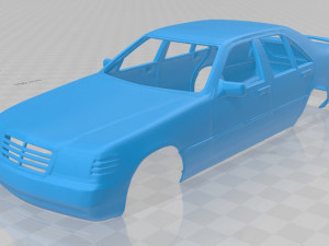 mercedes benz sel 600 printable body car Modelo de impresión 3D