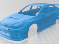 Subaru WRX STI 2011 Printable Body Car 3D-Modell
