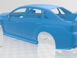 subaru wrx sti 2011 printable body car 3D Print Model