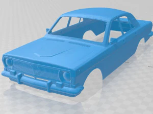 volga gaz 24 printable body car 3D Print Model