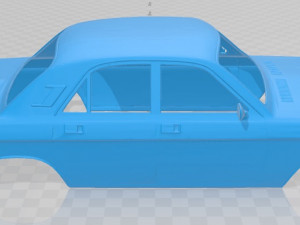 volga gaz 24 printable body car 3D-Druckmodell