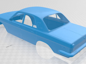 volga gaz 24 printable body car 3D-Druckmodell