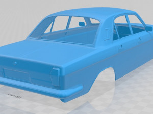 volga gaz 24 printable body car 3D-Druckmodell