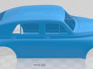 gaz m20 printable body car 3D प्रिंट मॉडल