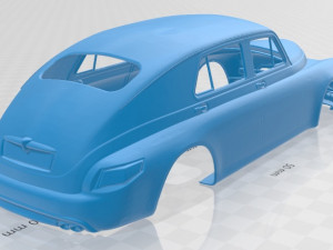 gaz m20 printable body car 3D प्रिंट मॉडल