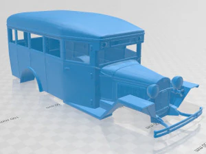 gaz 0330 printable body bus 3D Print Model