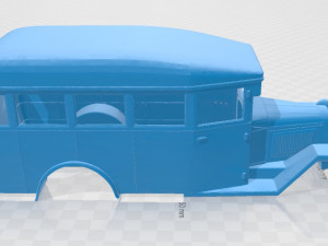 gaz 0330 printable body bus 3D Print Model