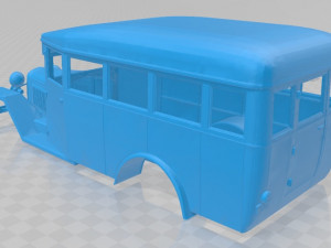 gaz 0330 printable body bus 3D Print Model