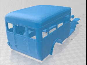 gaz 0330 printable body bus 3D Print Model