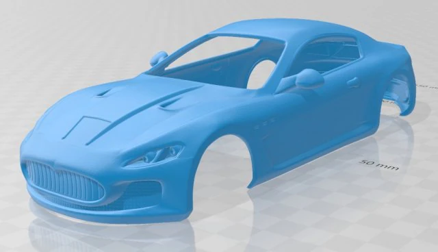 maserati gt printable body car 3D Print Model .c4d .max .obj .3ds .fbx .stl .blend 