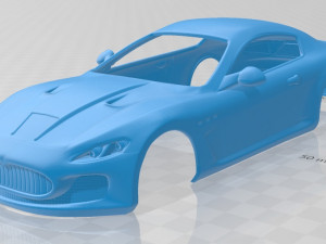 maserati gt printable body car 3D Print Model