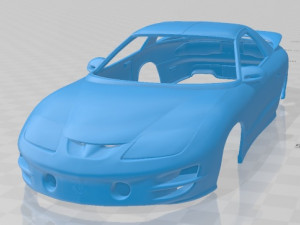 Pontiac Firebird Trans Am 1998 Printable Body Car 3D Print Model