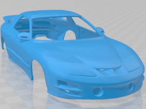Pontiac Firebird Trans Am 1998 Printable Body Car 3D 프린트 모델