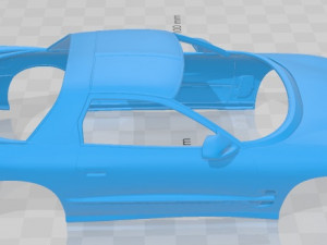 Pontiac Firebird Trans Am 1998 Printable Body Car 3D 프린트 모델