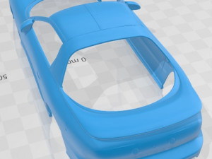 Pontiac Firebird Trans Am 1998 Printable Body Car 3D 프린트 모델