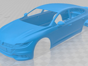 volkswagen arteon printable body car Model Cetak 3D
