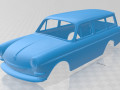 Volkswagen Squareback Printable Body Car 3D-Modell