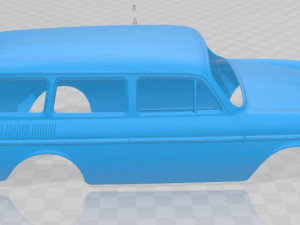 volkswagen squareback printable body car Modello di stampa 3D