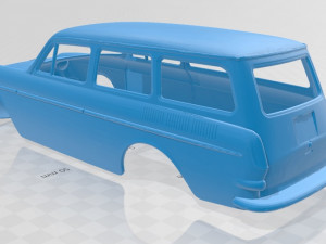 volkswagen squareback printable body car Modello di stampa 3D