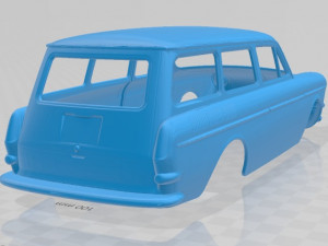 volkswagen squareback printable body car Modello di stampa 3D