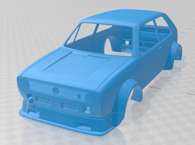 CACHE-MOYEU VW GOLF 1 CAB - ARTISHOP 3D