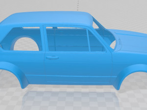 volkswagen golf mk1 race cup printable body car 3D 打印模型