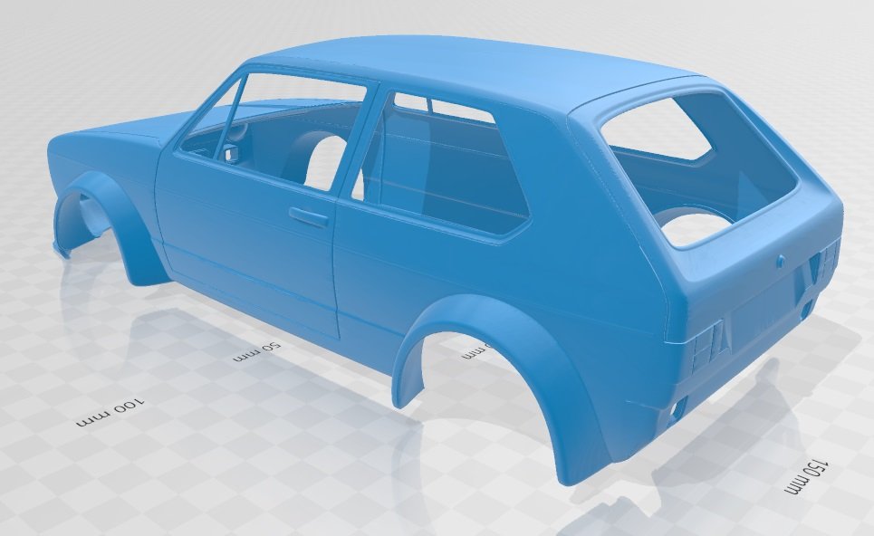 CACHE-MOYEU VW GOLF 1 CAB - ARTISHOP 3D