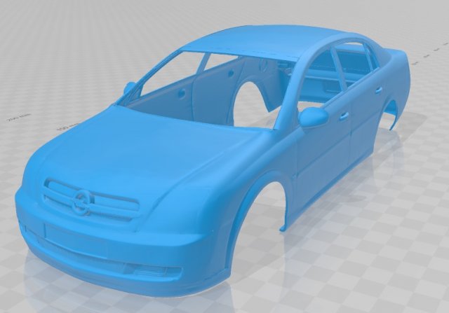 opel vectra 2002 printable body car 3D Baskı Modeli .c4d .max .obj .3ds .fbx .stl .blend 