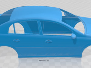opel vectra 2002 printable body car 3D Baskı Modeli