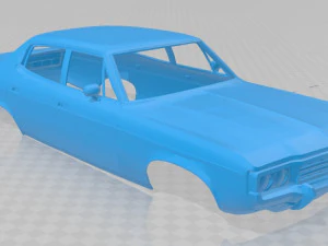 notchback sedan printable body car 3D Print Model