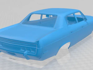 notchback sedan printable body car 3D Print Model