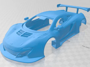 Mclaren GT3 2014 распечатанный кузов автомобиля 3D Принт Модель