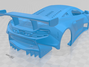 mclaren gt3 2014 printable body car 3D Принт Модель
