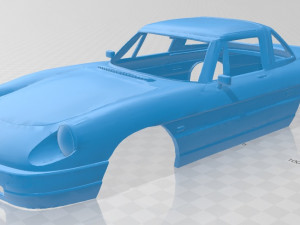 alfa romeo spider printable body car 3D-Druckmodell