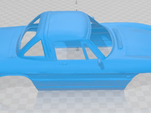 alfa romeo spider printable body car 3D-Druckmodell
