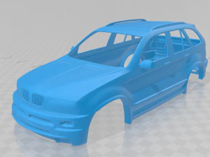 x5 printable body car 3D Print Model