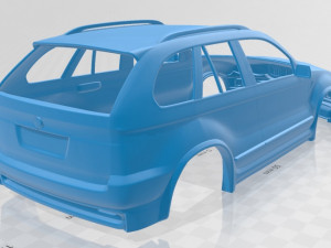x5 printable body car 3D Print Model