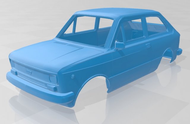 fiat 133 printable body car Model Cetak 3D .c4d .max .obj .3ds .fbx .stl .blend