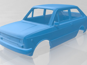 fiat 133 printable body car 3D Print Model