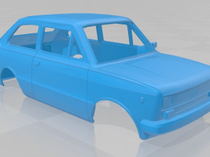 fiat 133 printable body car Model Cetak 3D