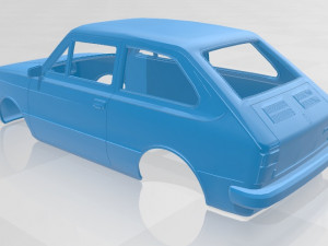 fiat 133 printable body car Model Cetak 3D