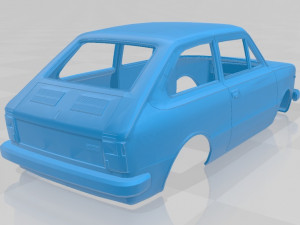 fiat 133 printable body car Model Cetak 3D