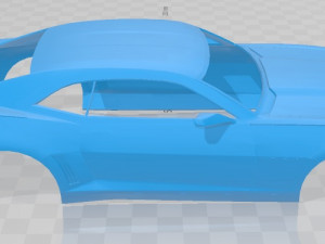 camaro 2009 printable body car Modello di stampa 3D