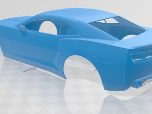 camaro 2009 printable body car Modello di stampa 3D