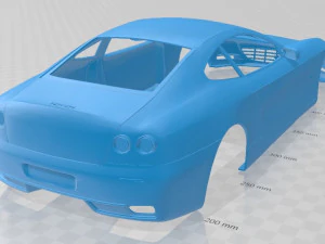ferrari scaglietti printable body car 3D Print Model